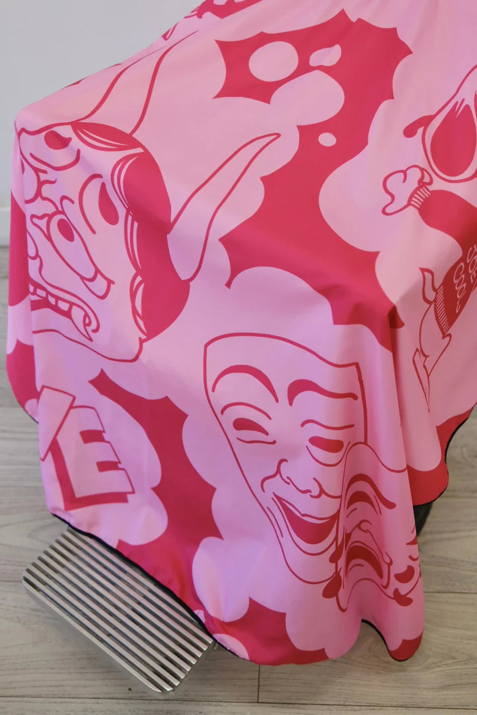 High Top Capes - Barber Cape - Love Hate Pink