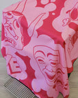 High Top Capes - Barber Cape - Love Hate Pink