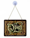 Captain Fawcett Open/Closed Sign