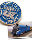 Captain Fawcett Captain Fawcett Blue Stove Badge