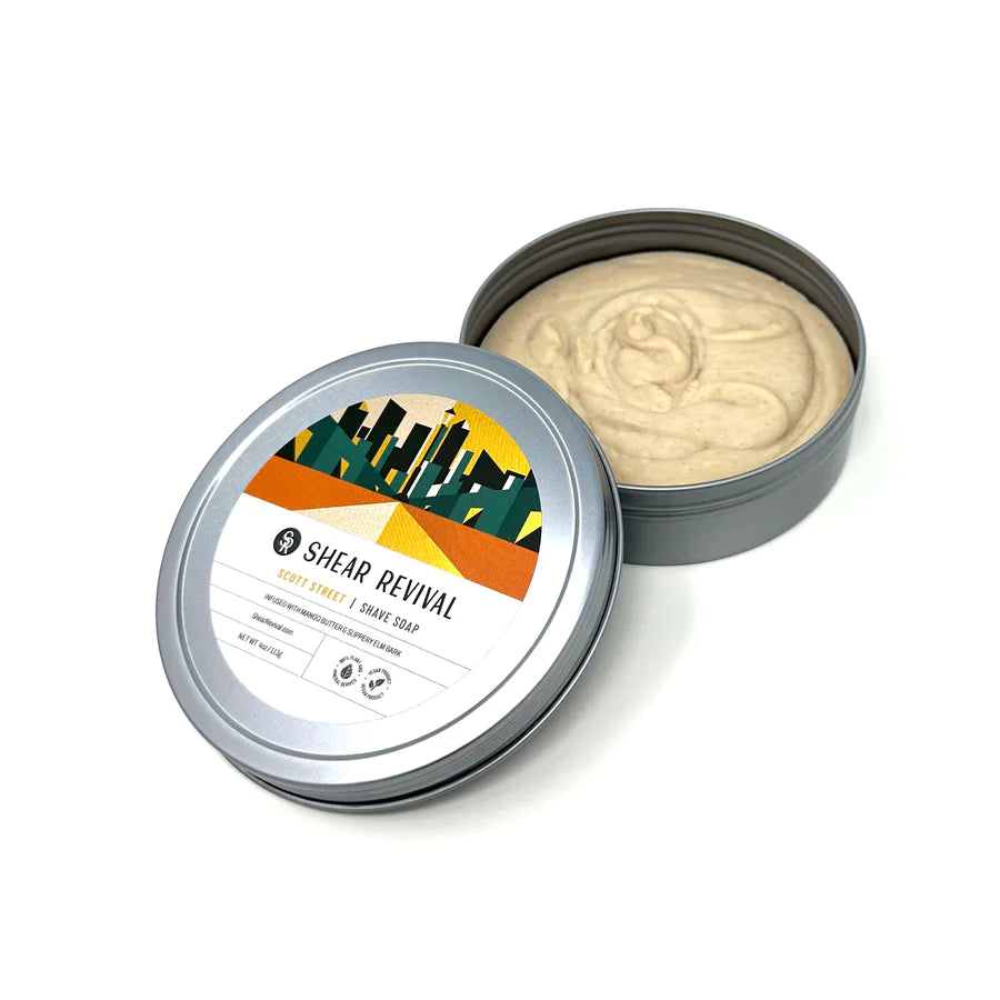 Shear Revival Scott Street Shave Soap - 4oz