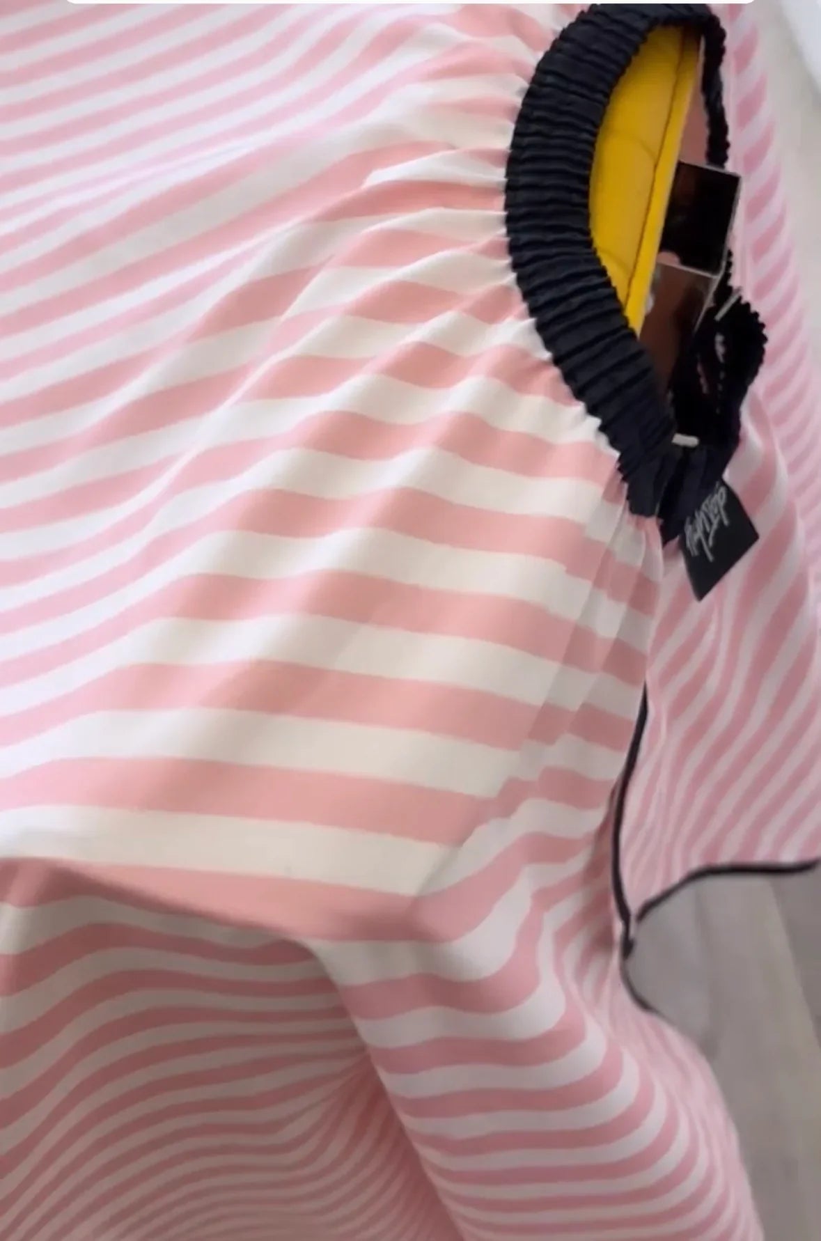 High Top Capes - Stripe Barber Cape - Pink Street