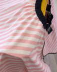 High Top Capes - Stripe Barber Cape - Pink Street