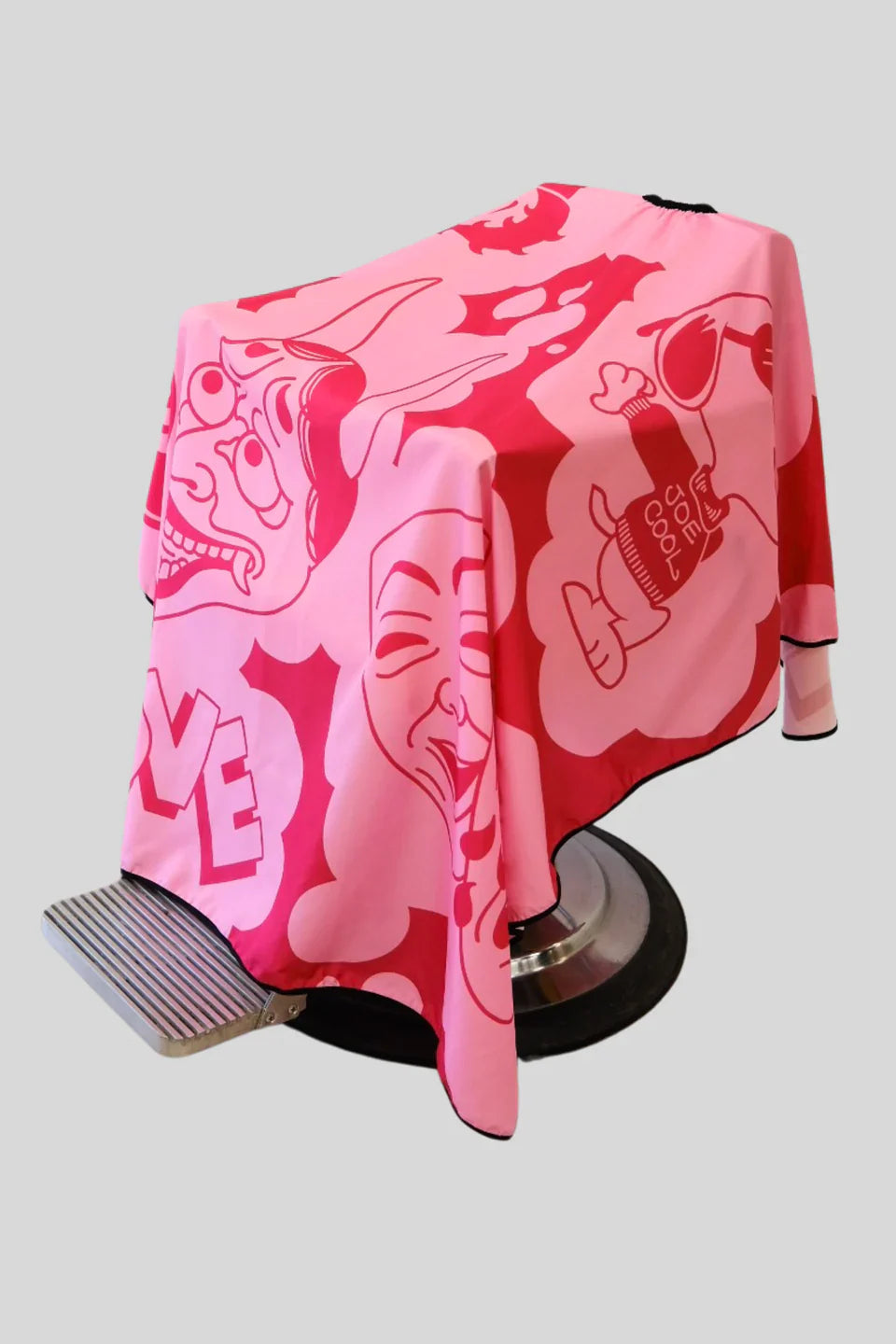 High Top Capes - Barber Cape - Love Hate Pink
