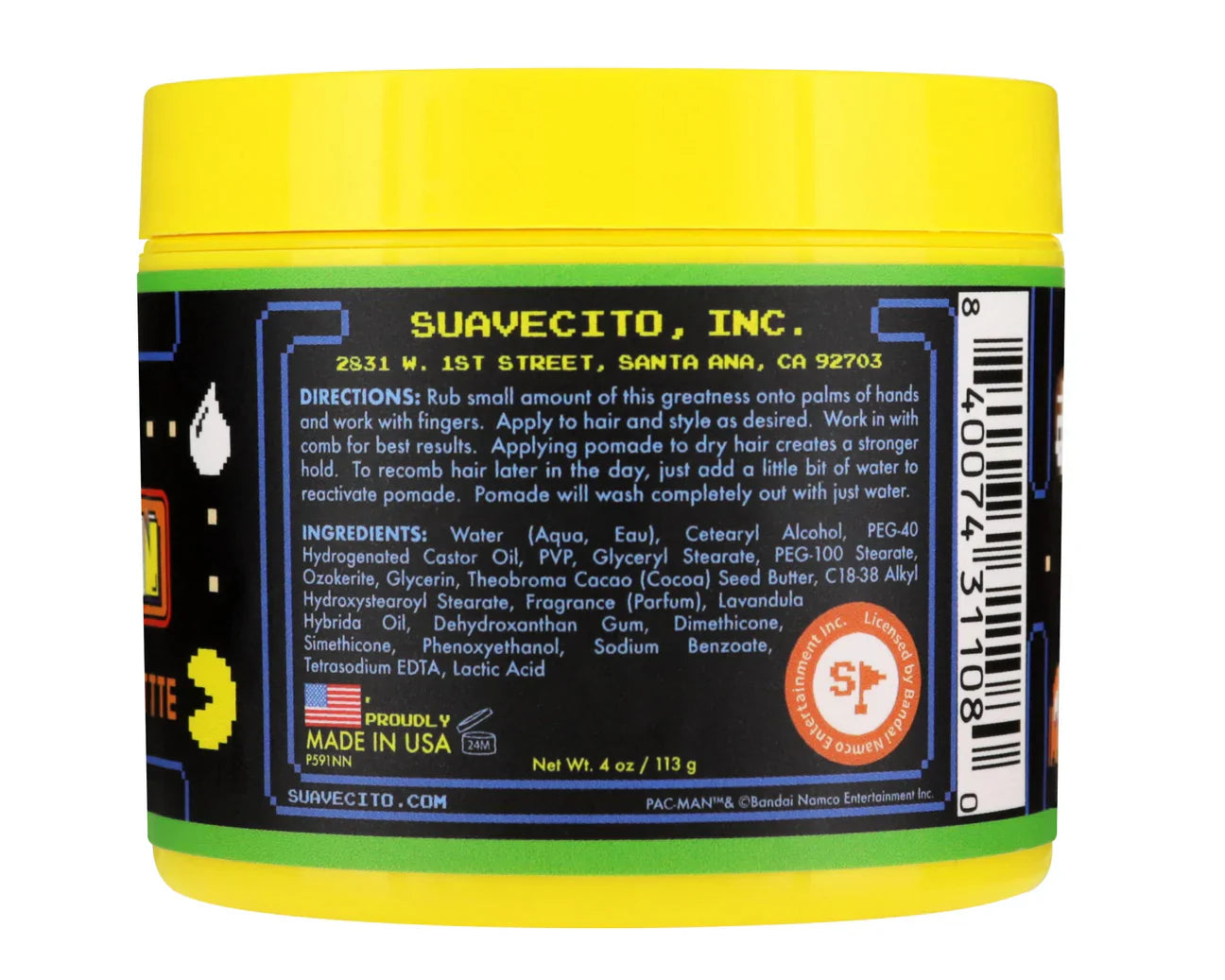 Suavecito x Pac Man Matte Pomade
