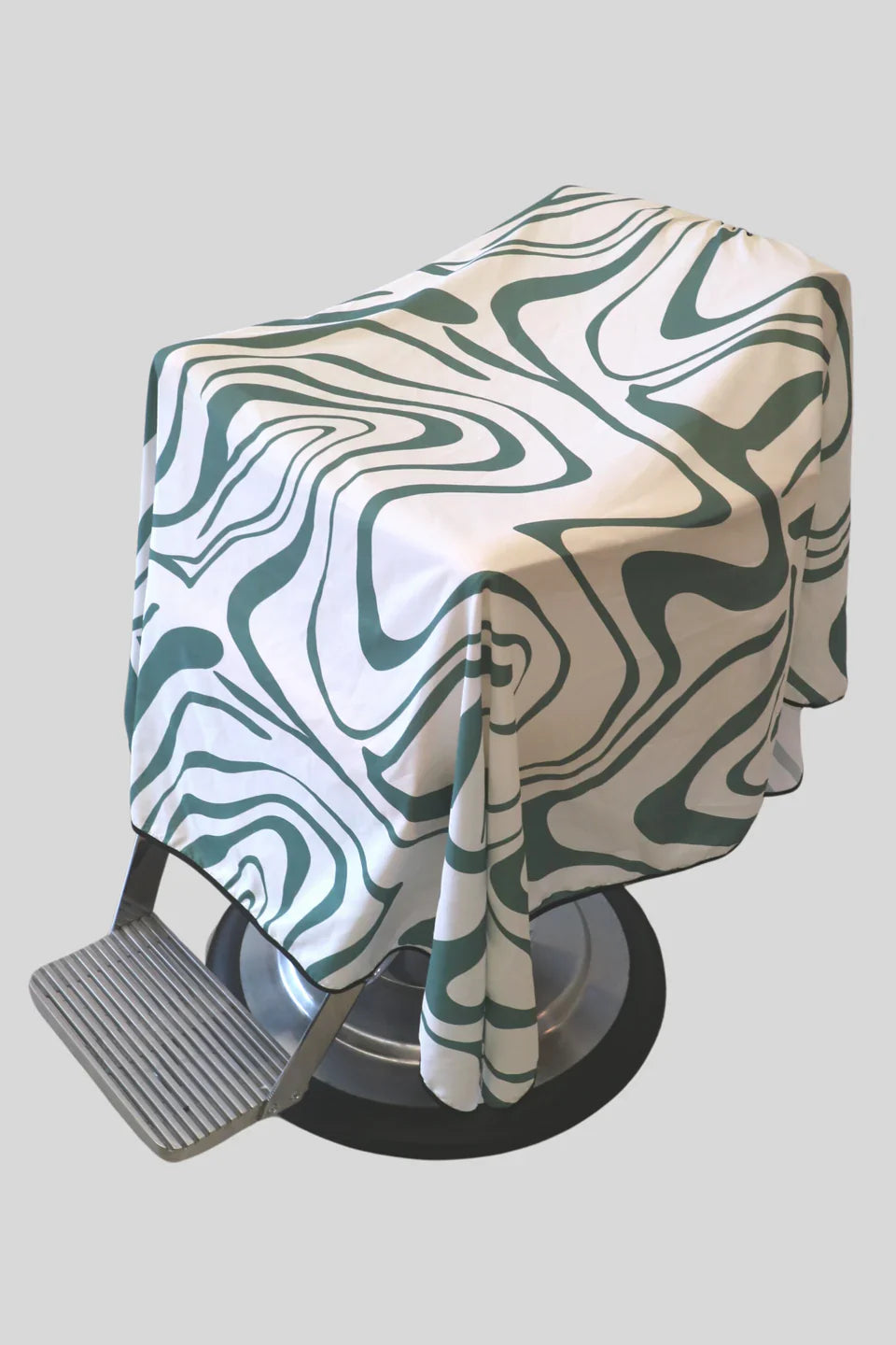 High Top Capes - Stripe Barber Cape - Abstract Aurora