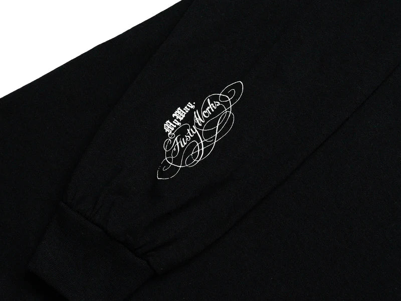 Brosh × Fusty Works L/S T-Shirt Owl Logo