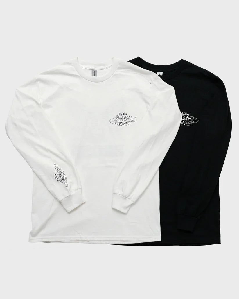 Brosh × Fusty Works L/S T-Shirt Owl Logo