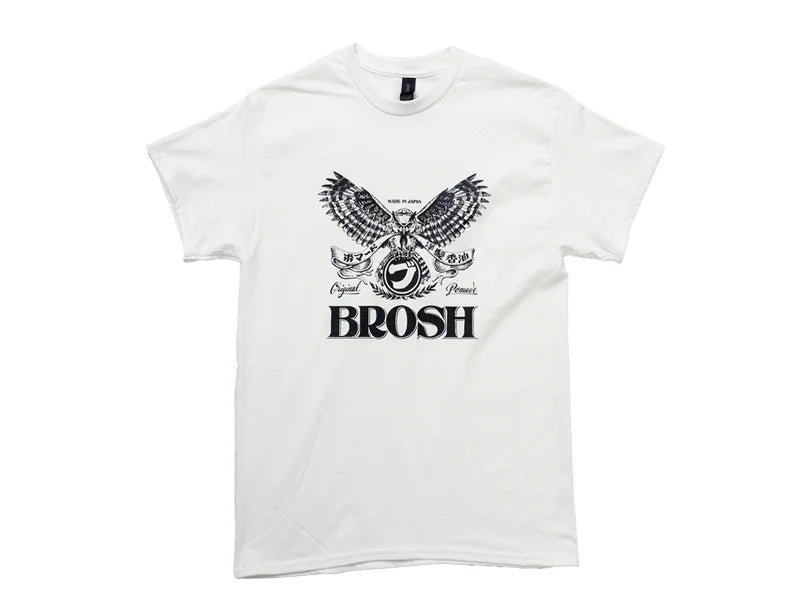 Brosh × Fusty Works S/S T-Shirt Owl Logo