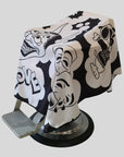 High Top Capes - Barber Cape - Love Hate Black