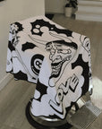 High Top Capes - Barber Cape - Love Hate Black