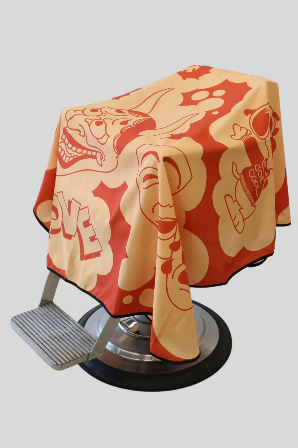 High Top Capes - Barber Cape - Love Hate Yellow