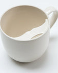 Captain Fawcett Moustache Guard Cup Large - Left Handed