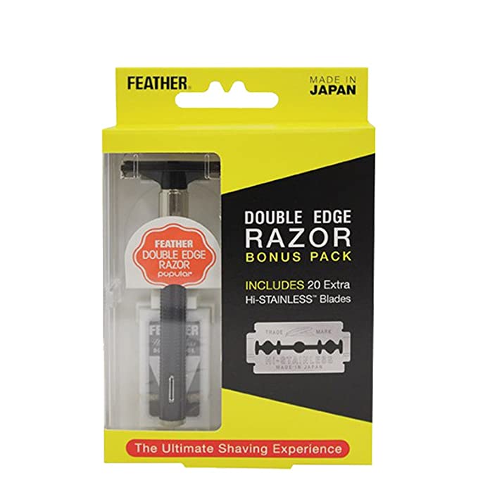 FEATHER DOUBLE-EDGE RAZOR BONUS PACK