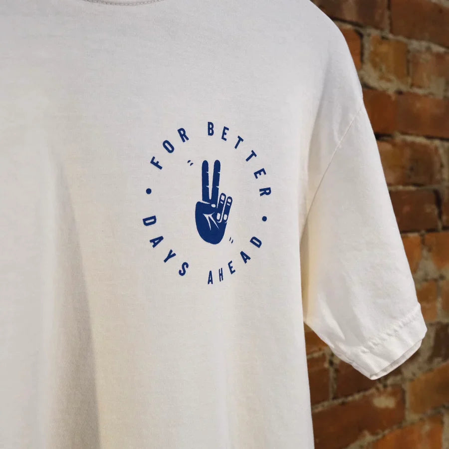 Shear Revival Better Days Ahead Cream T-Shirt