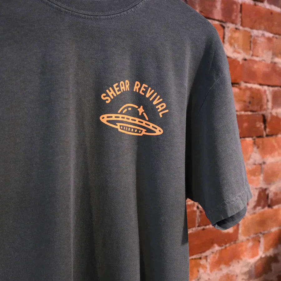 Shear Revival Aliens Exist Green T-Shirt