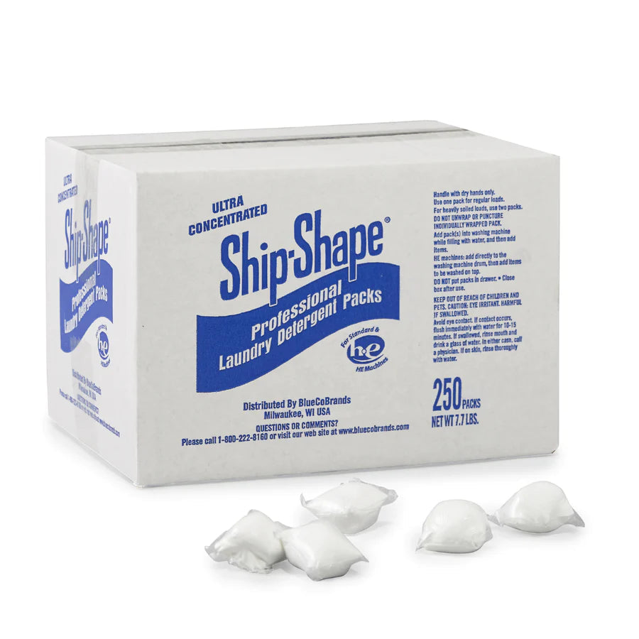 SHIP-SHAPE LAUNDRY DETERGENT PACKS