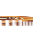 SUAVECITO - DELUXE TRAVEL DRESSING COMB AMBER