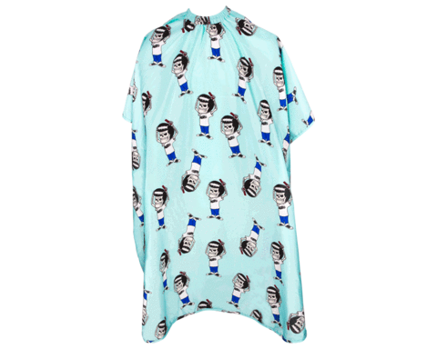 SUAVECITO - MASCOT CLUB BLUE KIDS BARBER CAPE