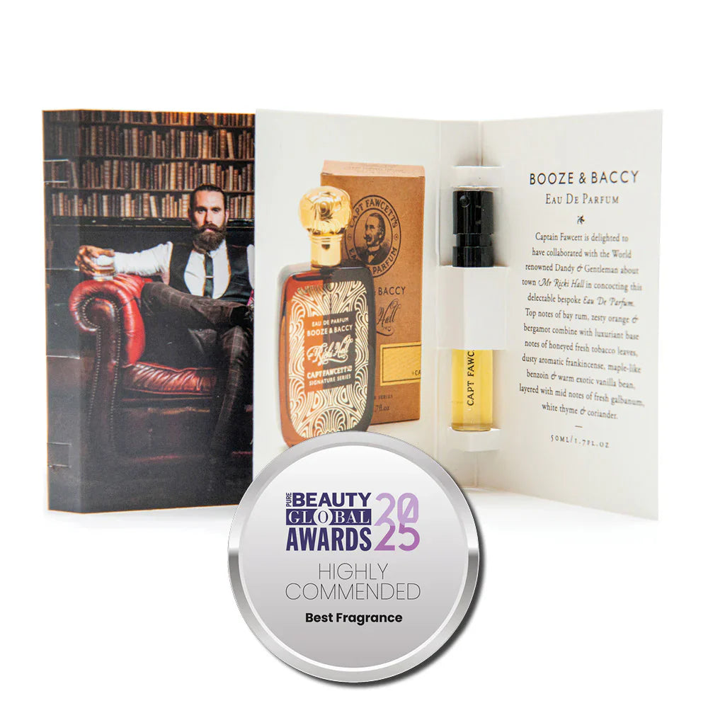 Captain Fawcett 2ml Ricki Hall's Booze &amp; Baccy Eau De Parfum SAMPLE