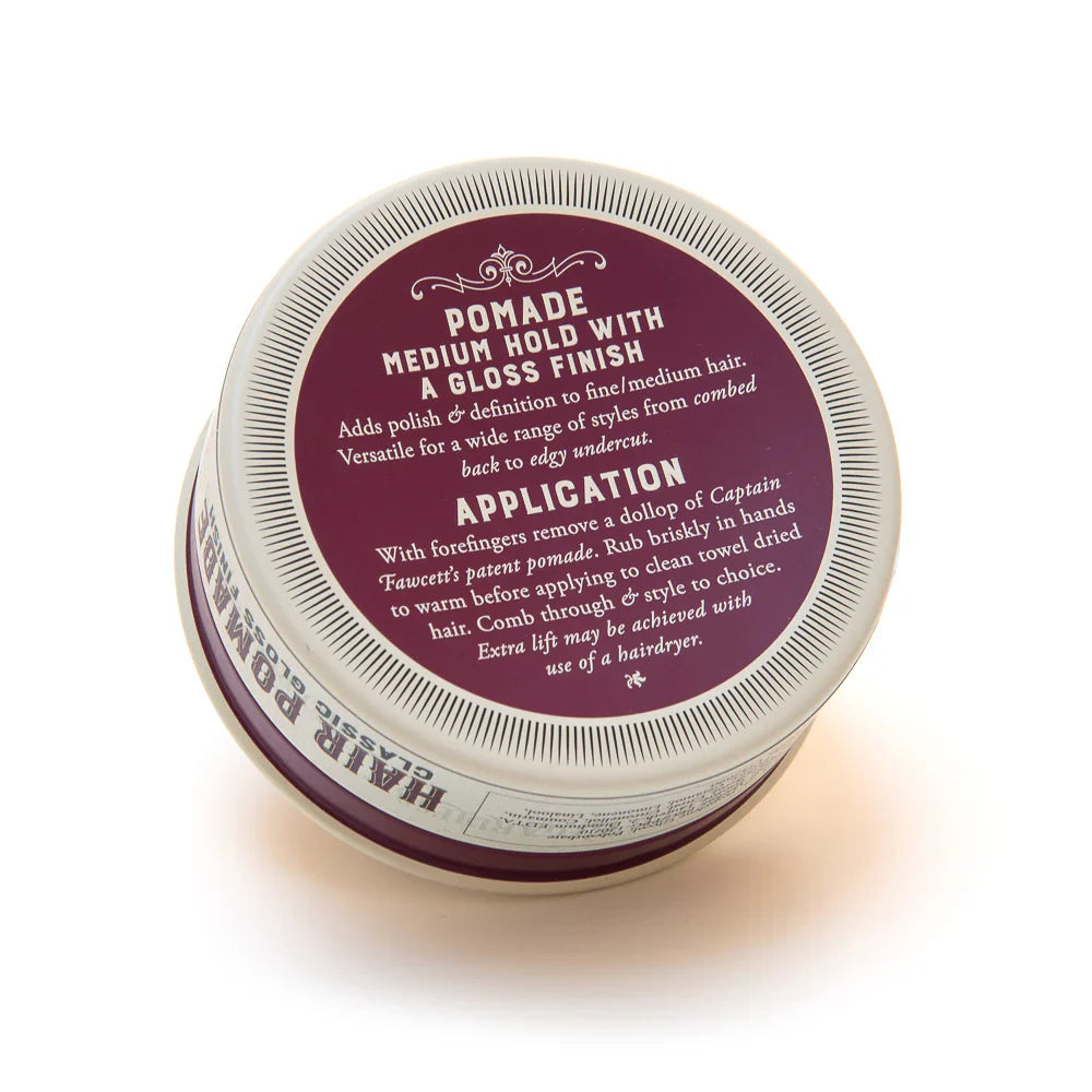 Captain Fawcett Classic Pomade (Burgundy) 100g - 3.53 oz