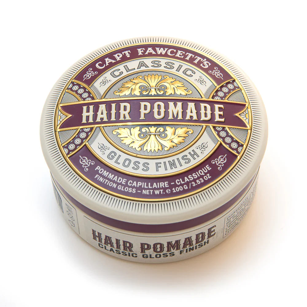 Captain Fawcett Classic Pomade (Burgundy) 100g - 3.53 oz