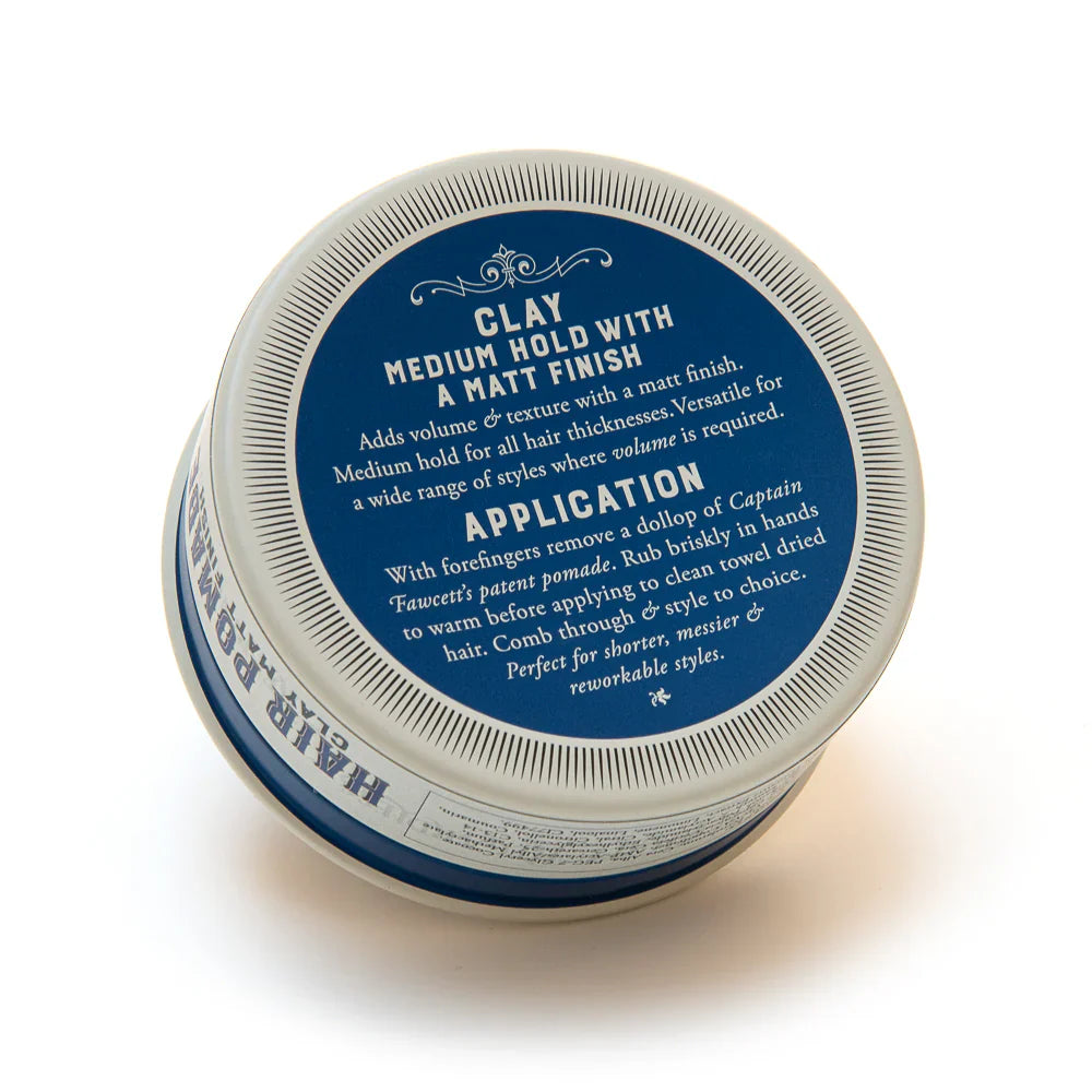 Captain Fawcett Matt Clay Pomade (Blue) 100g - 3.53 oz