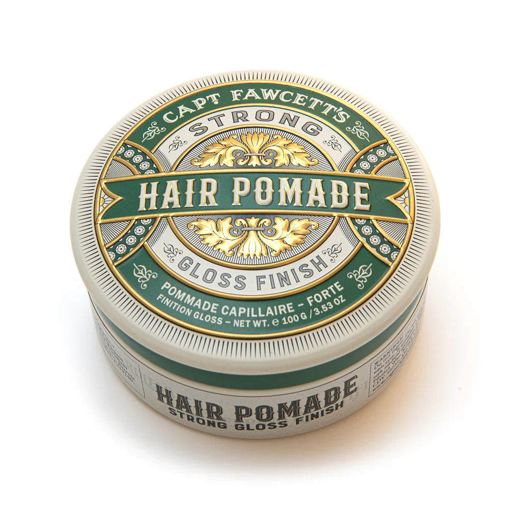 Captain Fawcett Strong Hold Pomade (Green) 100g - 3.53 oz