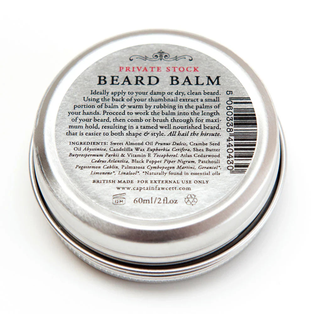 Captain Fawcett Private Stock Beard Balm - 60ml/2.02 oz