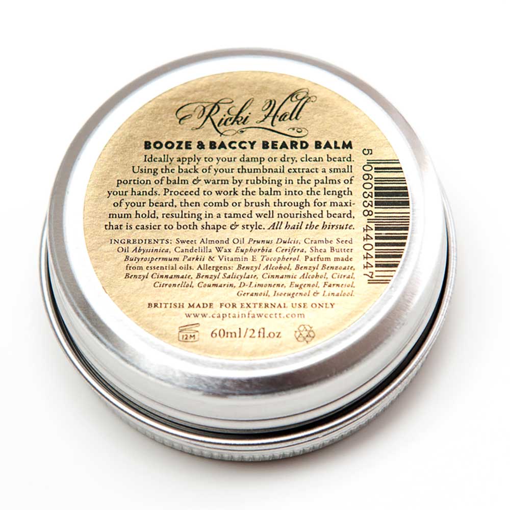 Captain Fawcett Ricki Hall's Booze &amp; Baccy Beard Balm - 60ml/2.02 oz