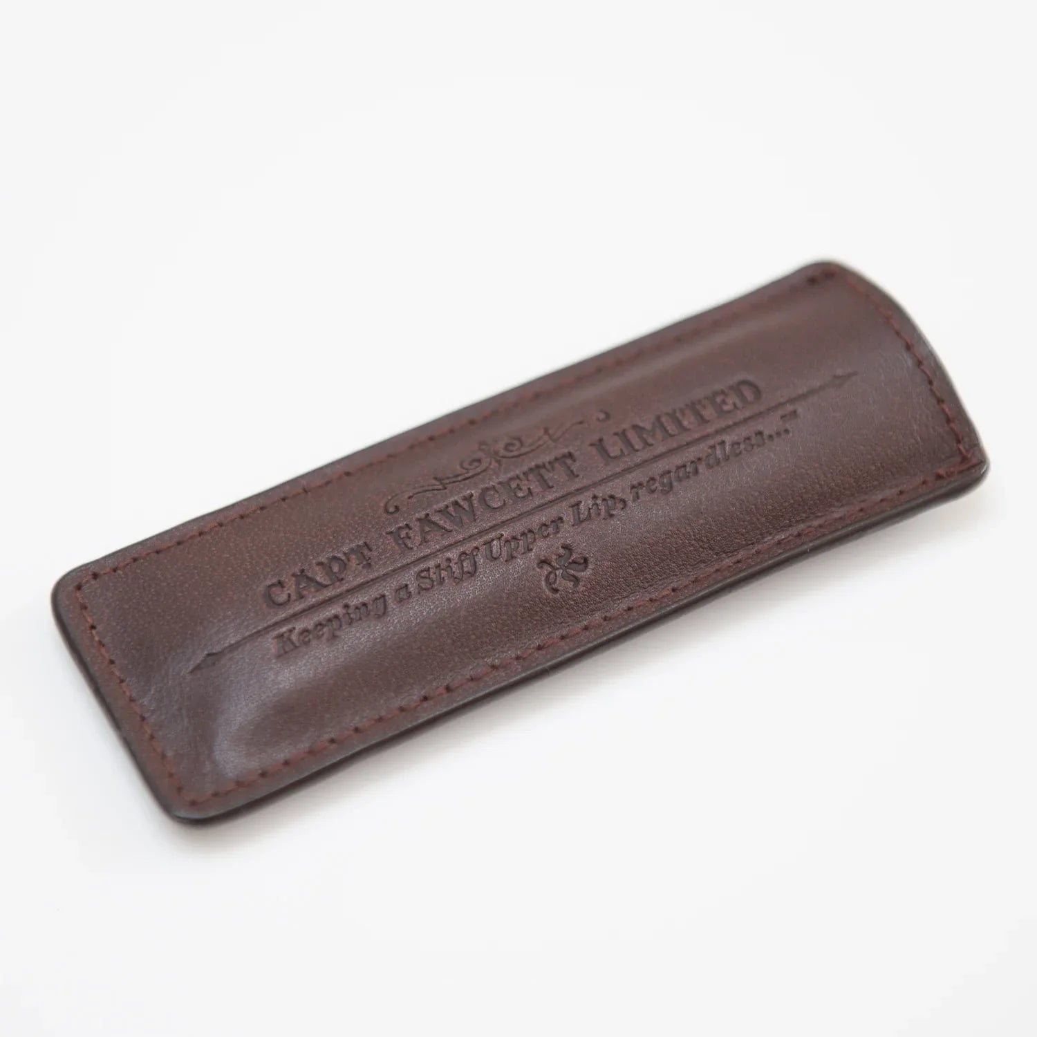 Captain Fawcett Leather Case For Folding Pocket Beard Comb (CF.82T)