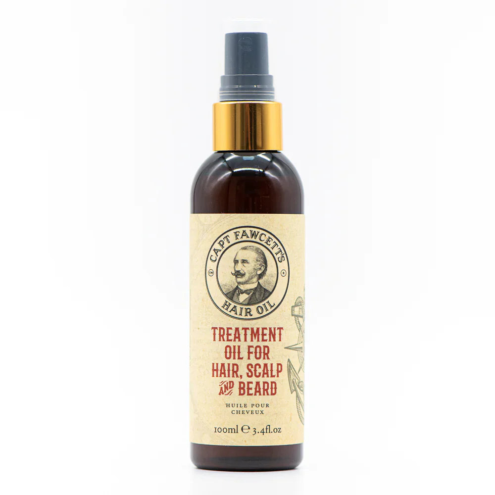 Captain Fawcett Treatment Oil For Hair, Scalp and Beard - 100ml