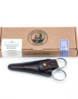 Captain Fawcett Grooming Scissors with leather pouch