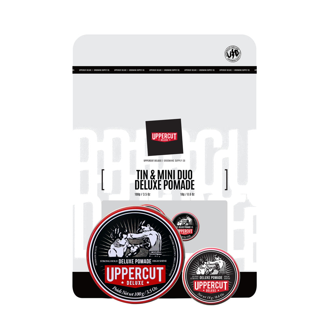 UPPERCUT DELUXE DELUXE POMADE TIN + MIN DUO