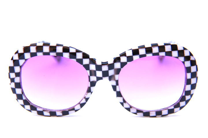 HAPPY HOUR SUNGLASS - BIKINI BEACH (CHECKERS)