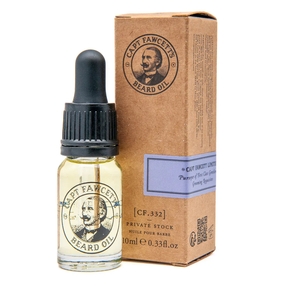Captain Fawcett Private Stock Beard Oil (CF.332) 10ml Travel Sized