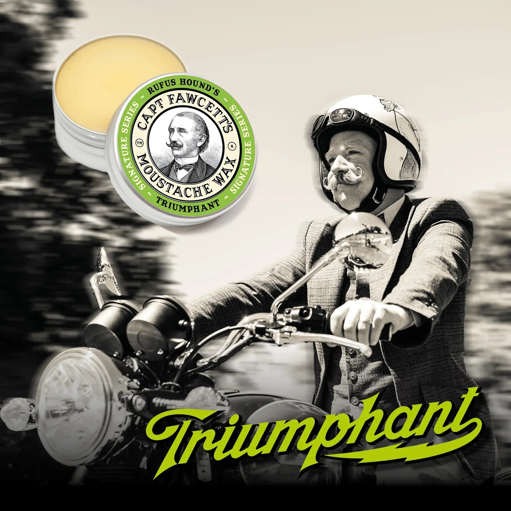 Captain Fawcett Triumphant Moustache Wax  - 15ml/0.5 oz