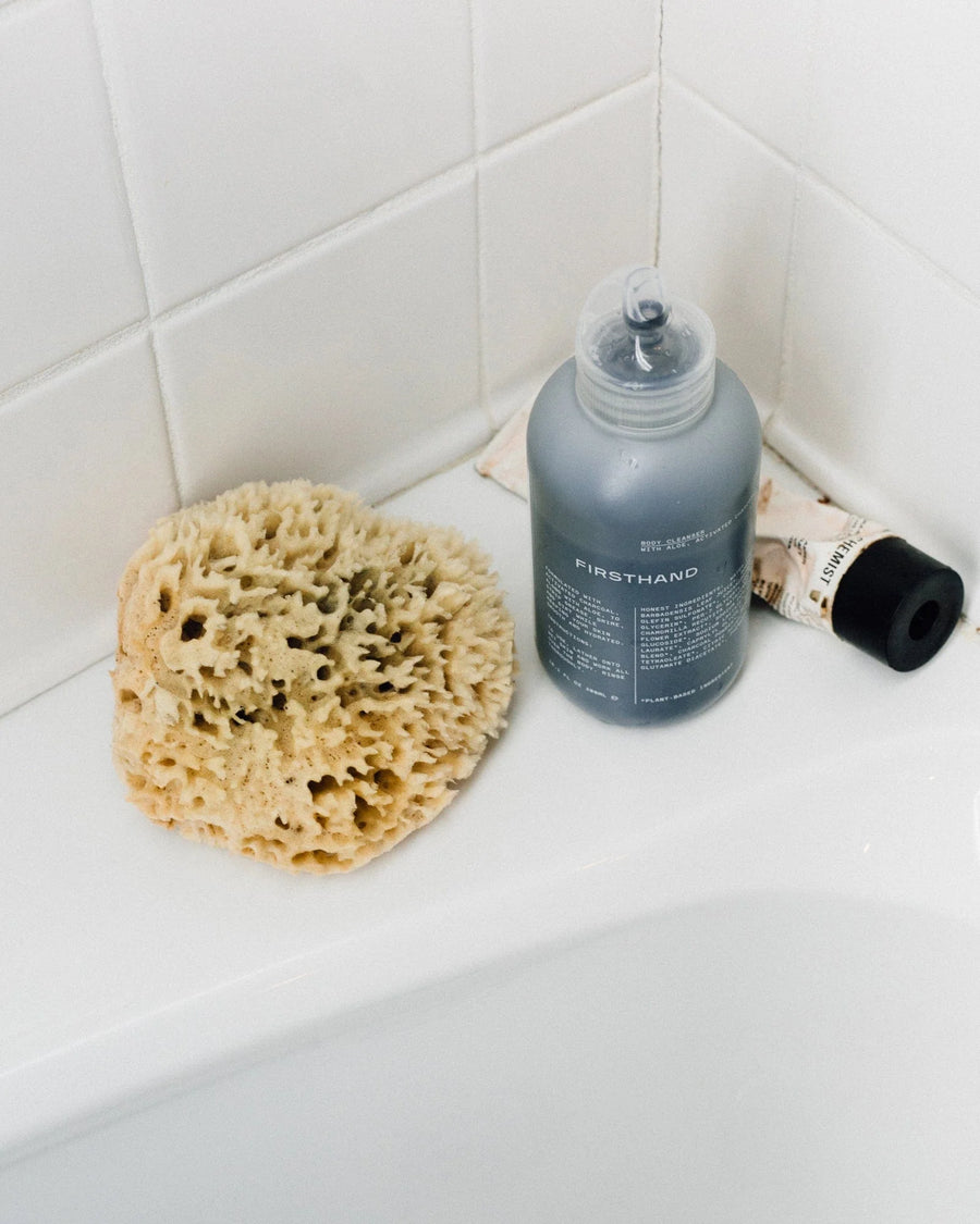 Firsthand Supply  - The Clean Set: Body Cleanser + Natural Sponge