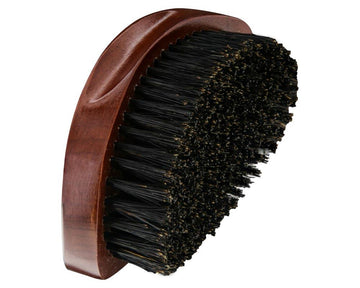 Wood Beard Brush - Mid Grade Hair