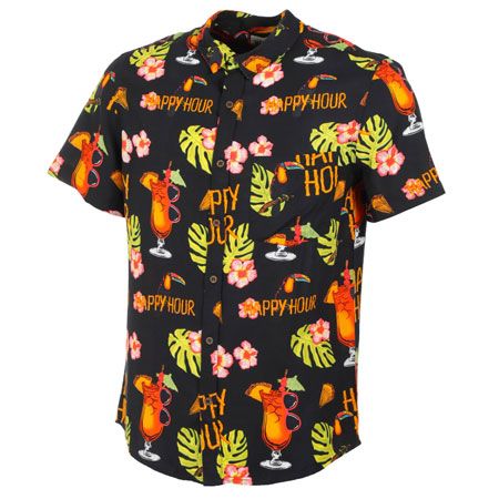 HAPPY HOUR - TIKI ROOM BUTTON UP