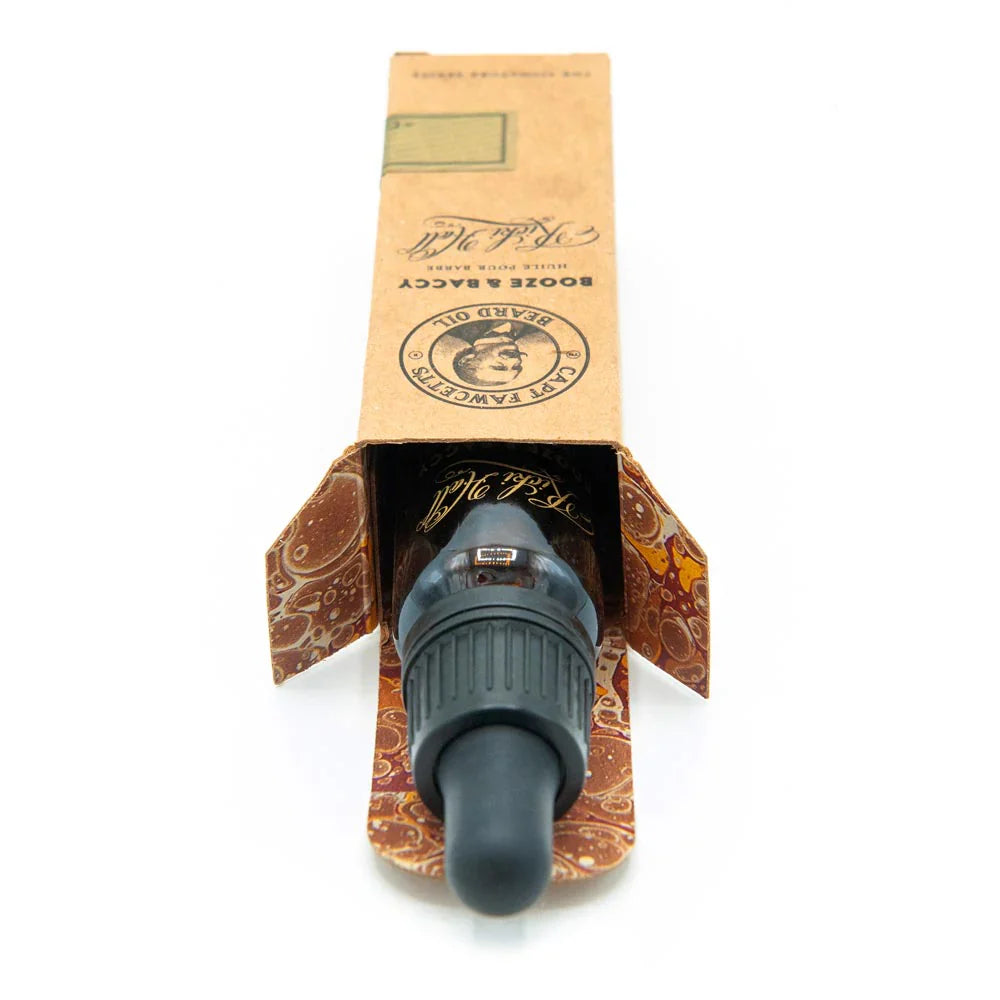 Captain Fawcett Ricki Hall's Booze &amp; Baccy Beard Oil 10ml Travel Sized
