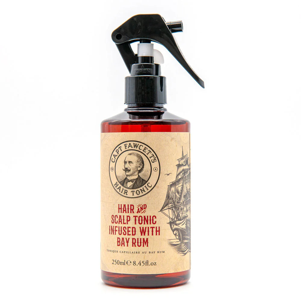 Captain Fawcett Hair &amp; Scalp Tonic Infused with Bay Rum - 250ml