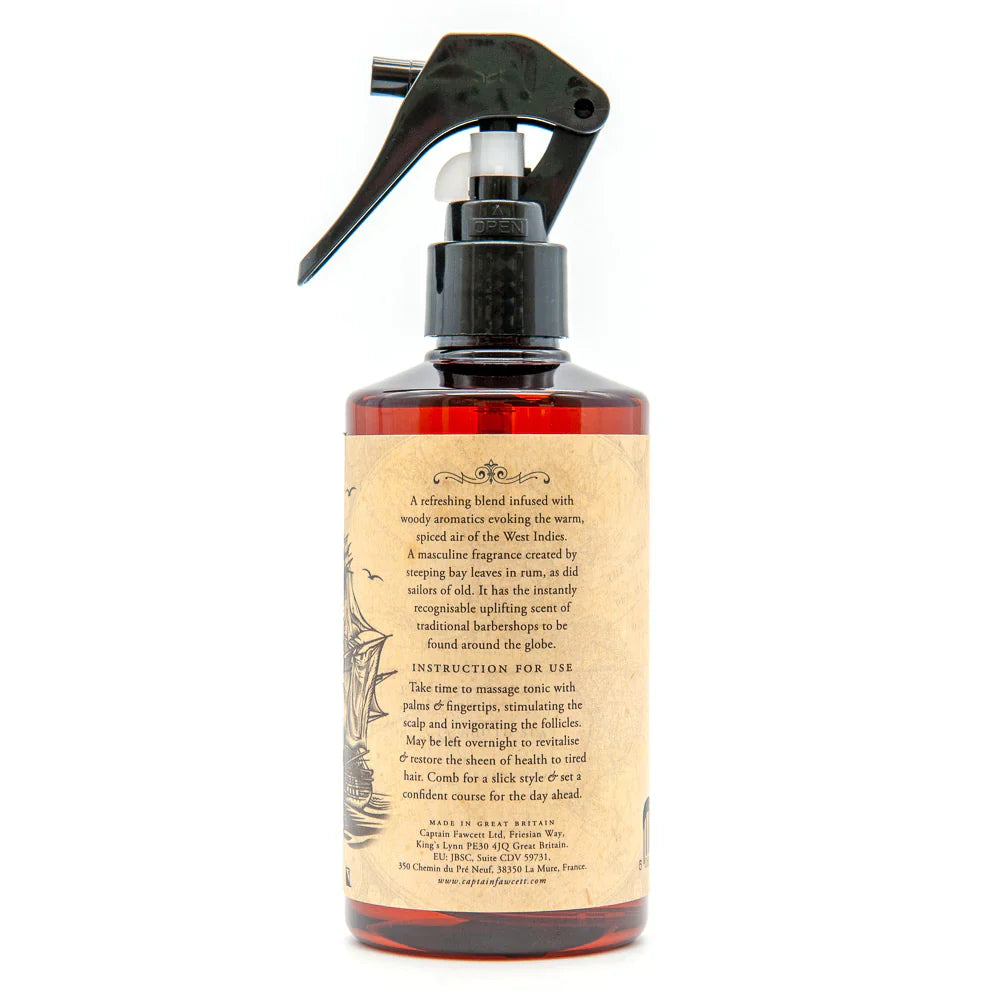 Captain Fawcett Hair &amp; Scalp Tonic Infused with Bay Rum - 250ml