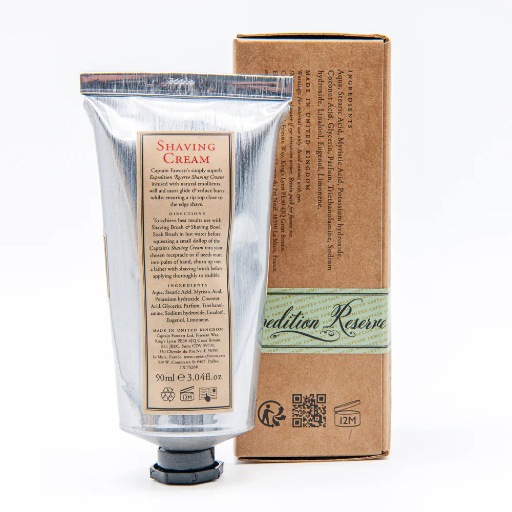 Captain Fawcett Travel Size Shaving Cream - 90ml