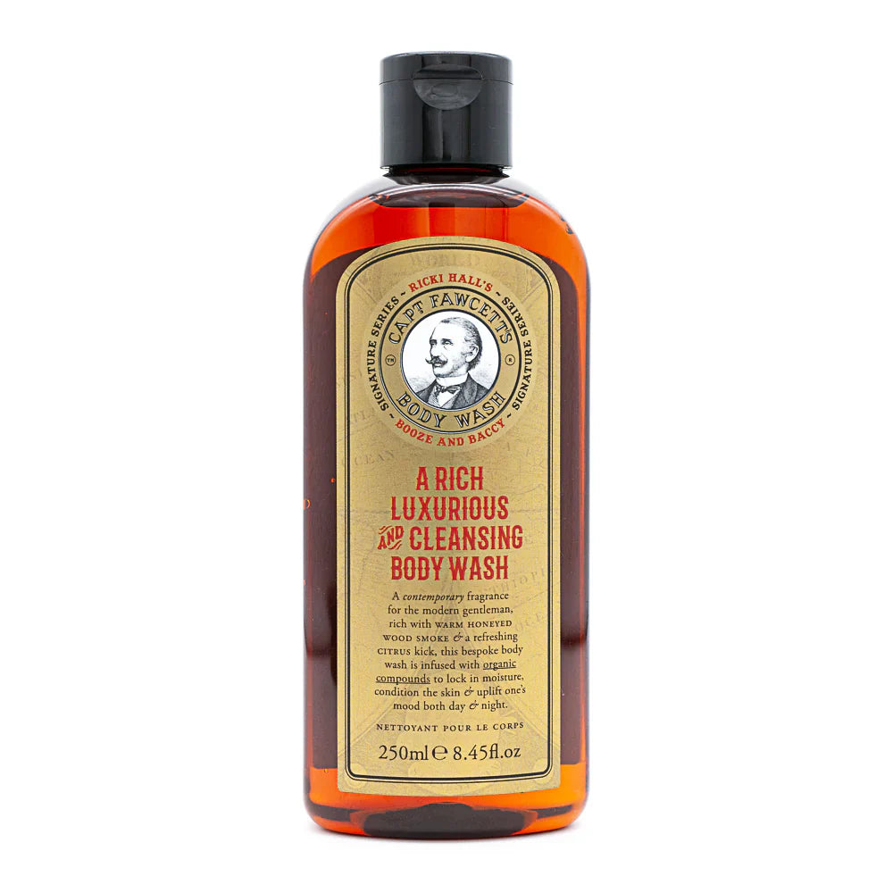 Captain Fawcett Ricki Hall Booze &amp; Baccy Body Wash - 250ml