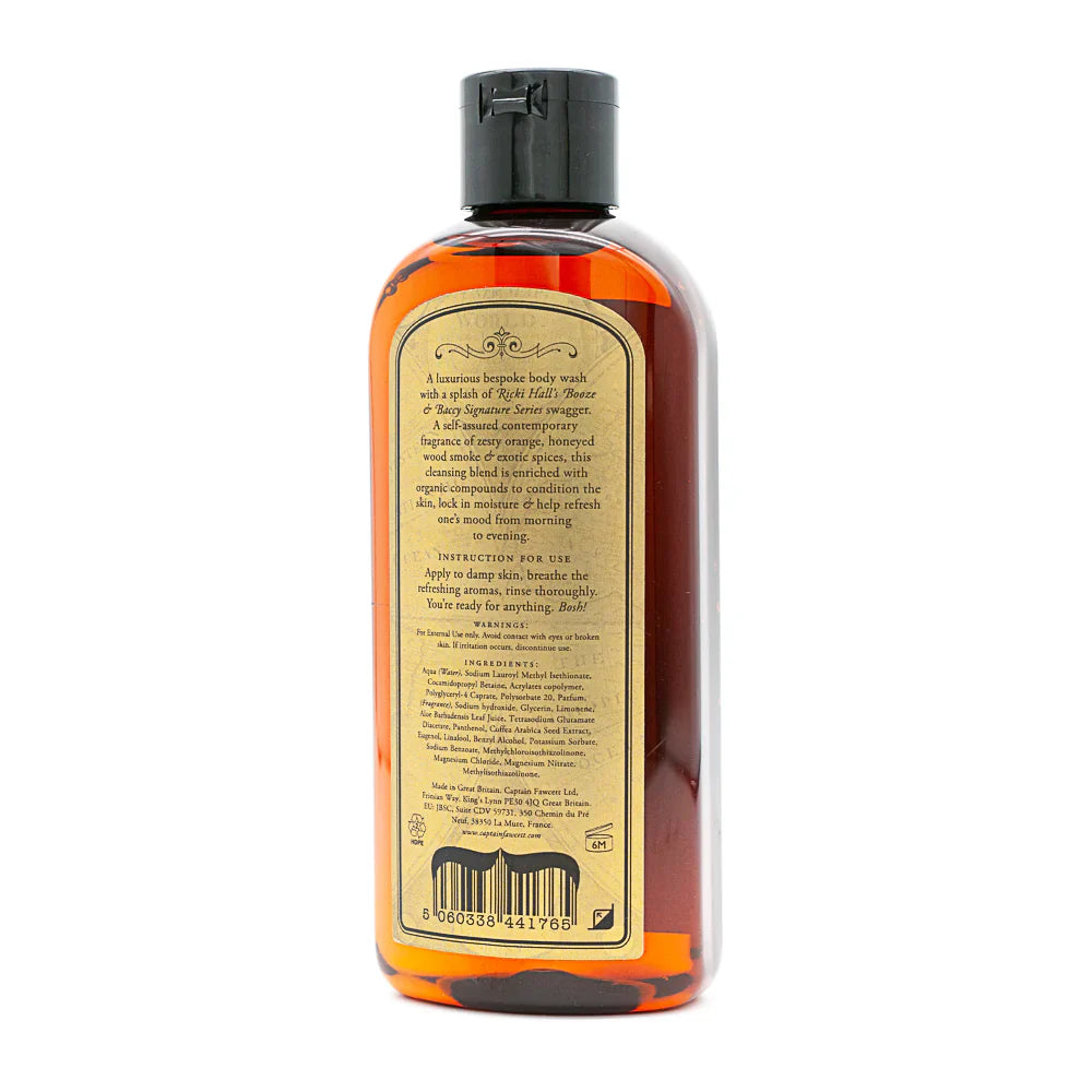 Captain Fawcett Ricki Hall Booze &amp; Baccy Body Wash - 250ml