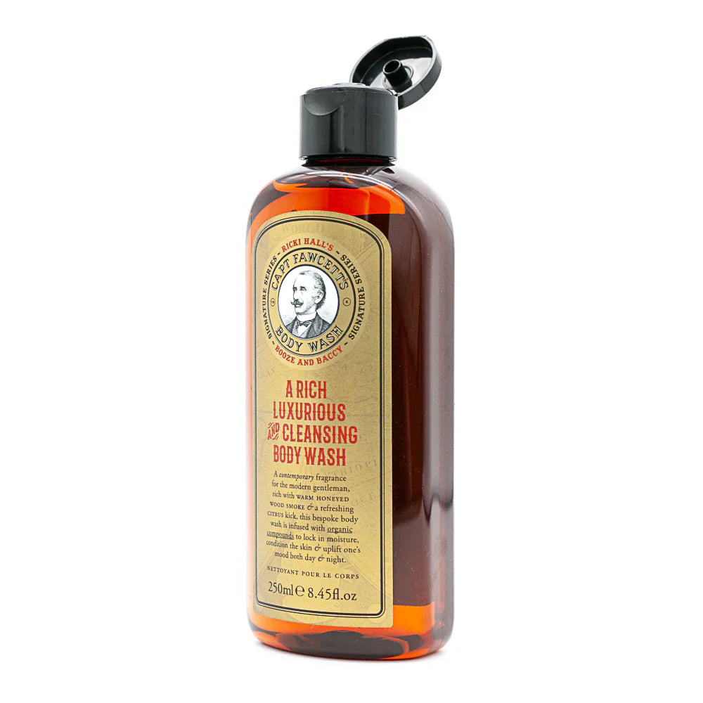 Captain Fawcett Ricki Hall Booze &amp; Baccy Body Wash - 250ml