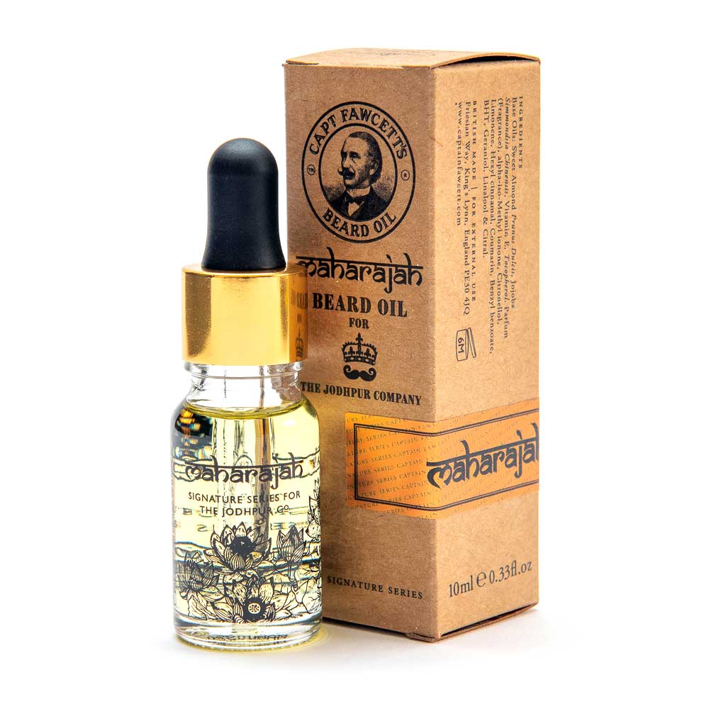 Captain Fawcett Maharajah Beard Oil 10ml Travel Sized