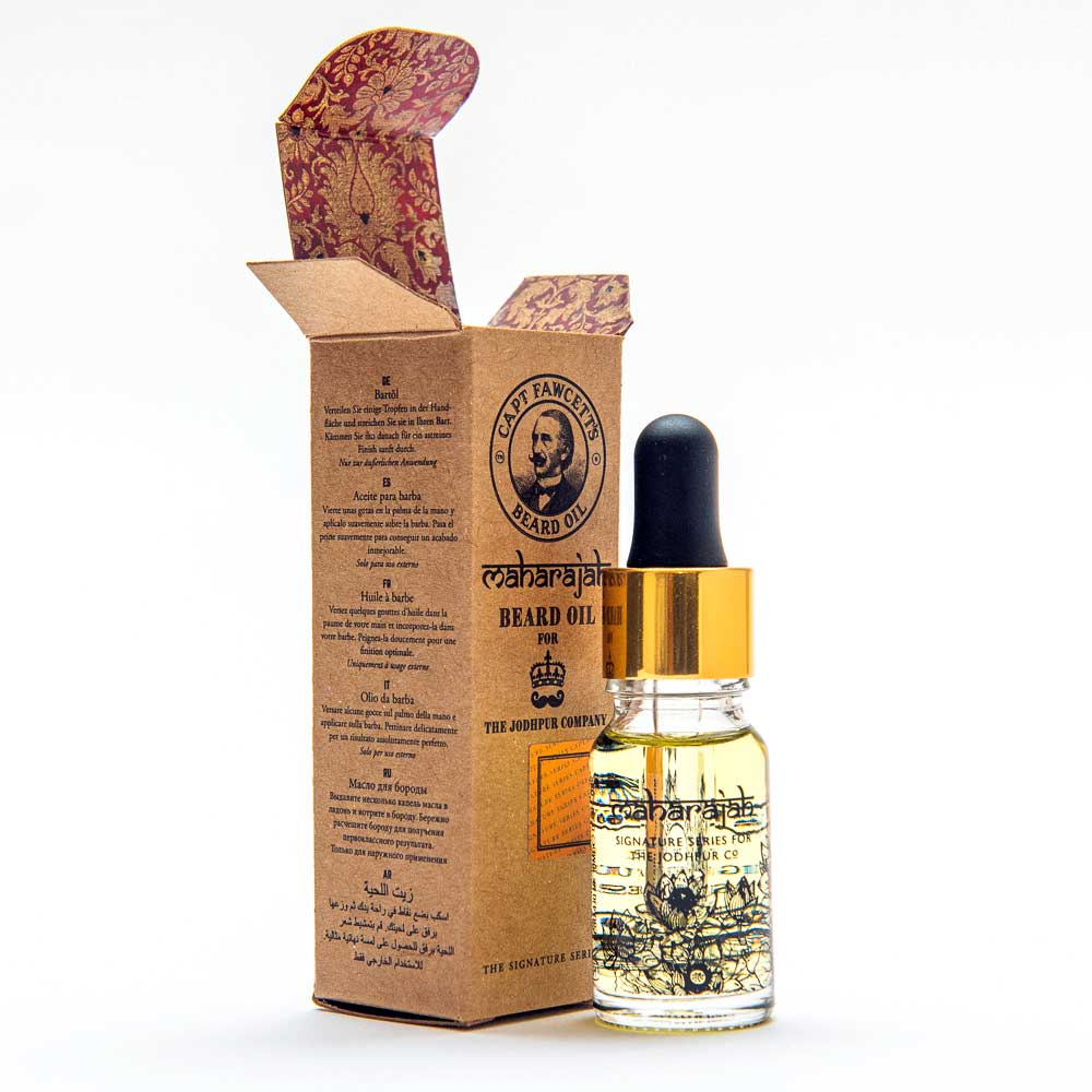 Captain Fawcett Maharajah Beard Oil 10ml Travel Sized