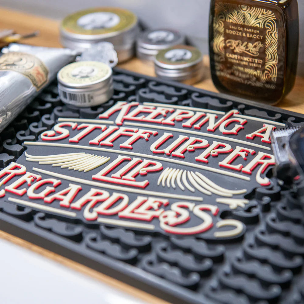 Captain Fawcett Captain Fawcett Moustache Bar Mat